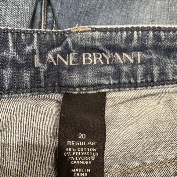 Lane Bryant Ladies Boot Cut Genius Fit Jeans Medium Wash Detailed Pockets Sz 20R - Picture 4 of 5